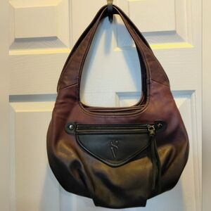 Simply Vera Black Ombre Satchel Handbag